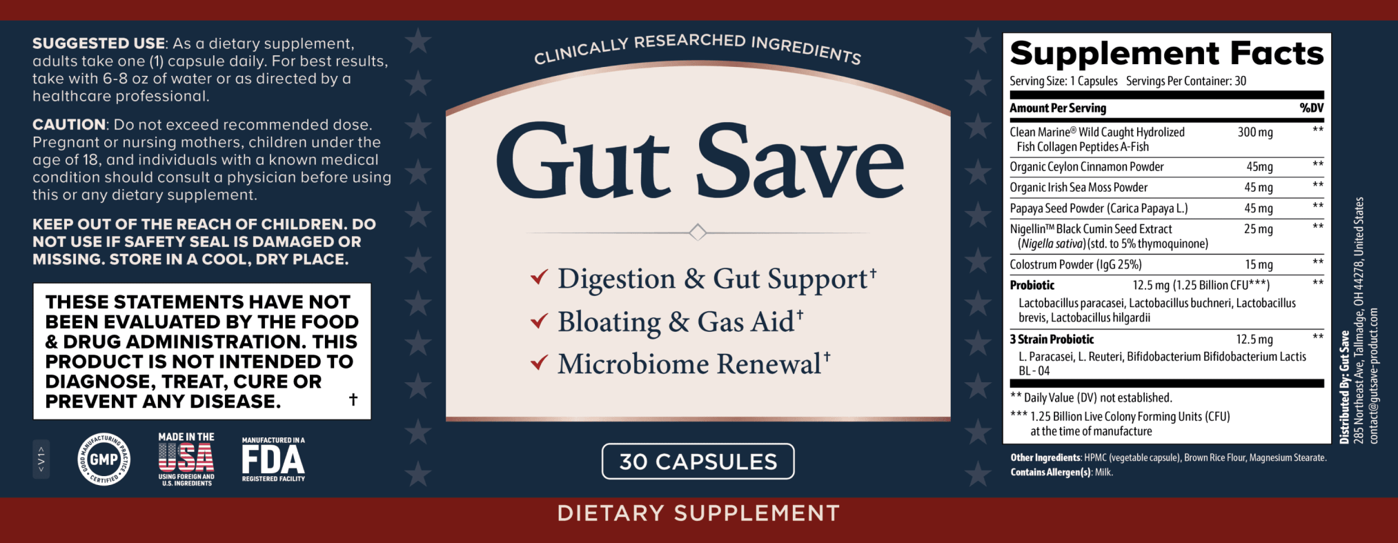 gutsave label